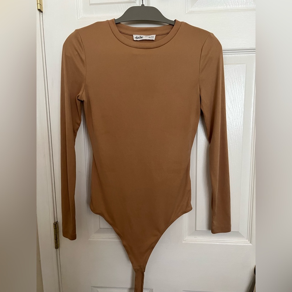 ELODIE Tan Bodysuit